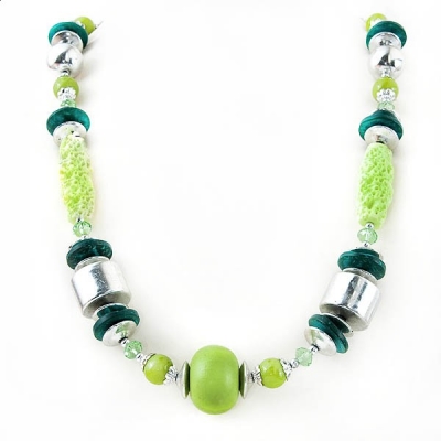 Naszyjnik "Green Beads"