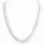 Necklace "Classic White Pearls"