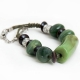 Bangle "Green Beads"