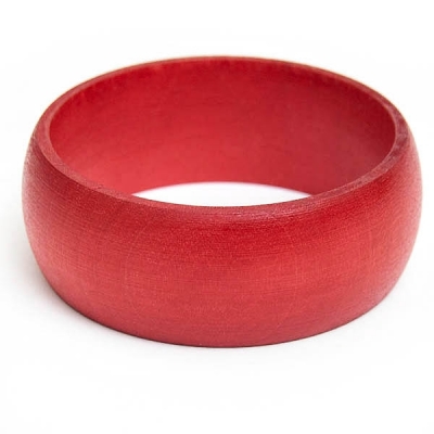 Red Wooden Bangle