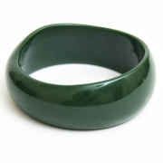 Dark Green Plastic Bangle