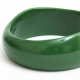 Zielona Plastikowa Bransoletka