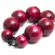 Necklace "Maroon Beads"