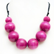 Necklace "Pink Beads"