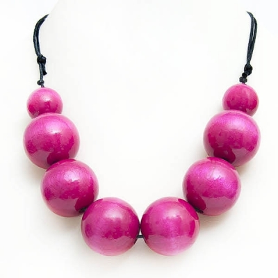 Naszyjnik "Pink Beads"