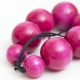 Necklace "Pink Beads"