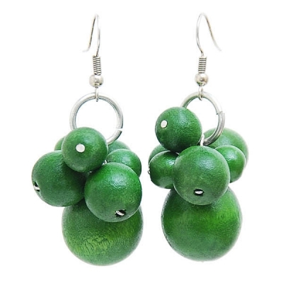 Earrings "Green Grapes"