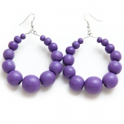 Kolczyki "Violet Beads"