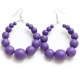Earrings "Blue Beads"