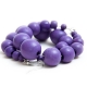 Earrings "Violet Beads"