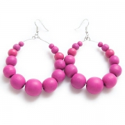 Earrings "Pink Beads"