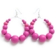 Earrings "Violet Beads"