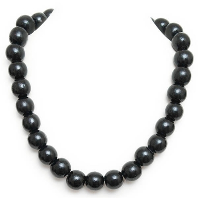 Black necklace and bracelet