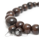 Brown necklace and earrings