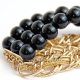 Bracelet "Black&Gold"