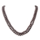 Necklace "Classic Brown Pearls"