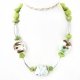 Necklace "Green Stone"